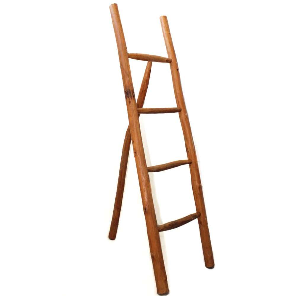 Dekoratīvās tīkkoka kāpnes - 1,5 m - dabīgas