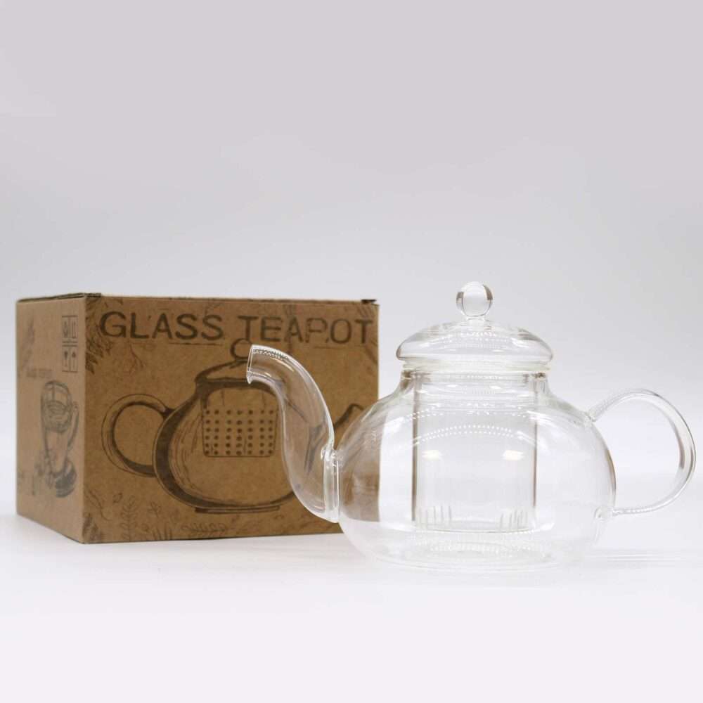 Glass Infusion Kettle - Round Pearl 800ml - Image 2