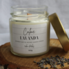 Aromātiskā dabīgā sojas vaska burciņsvece "Lavanda"