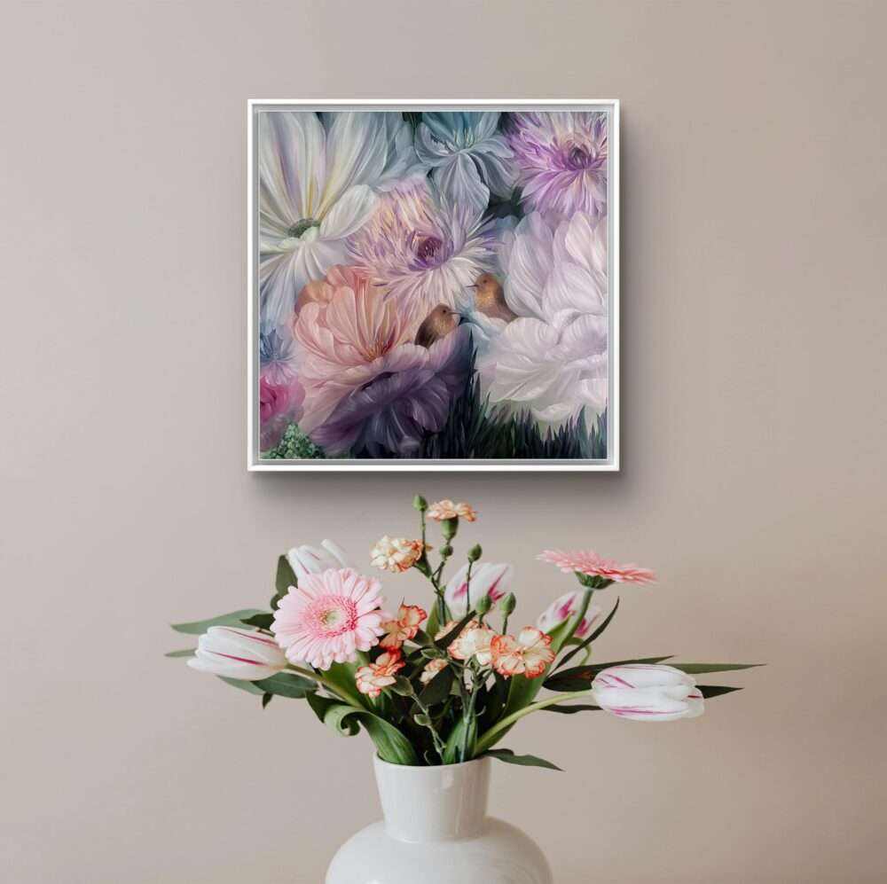 Beautiful 2025 wall calendar with floral paintings A3 - Image 5