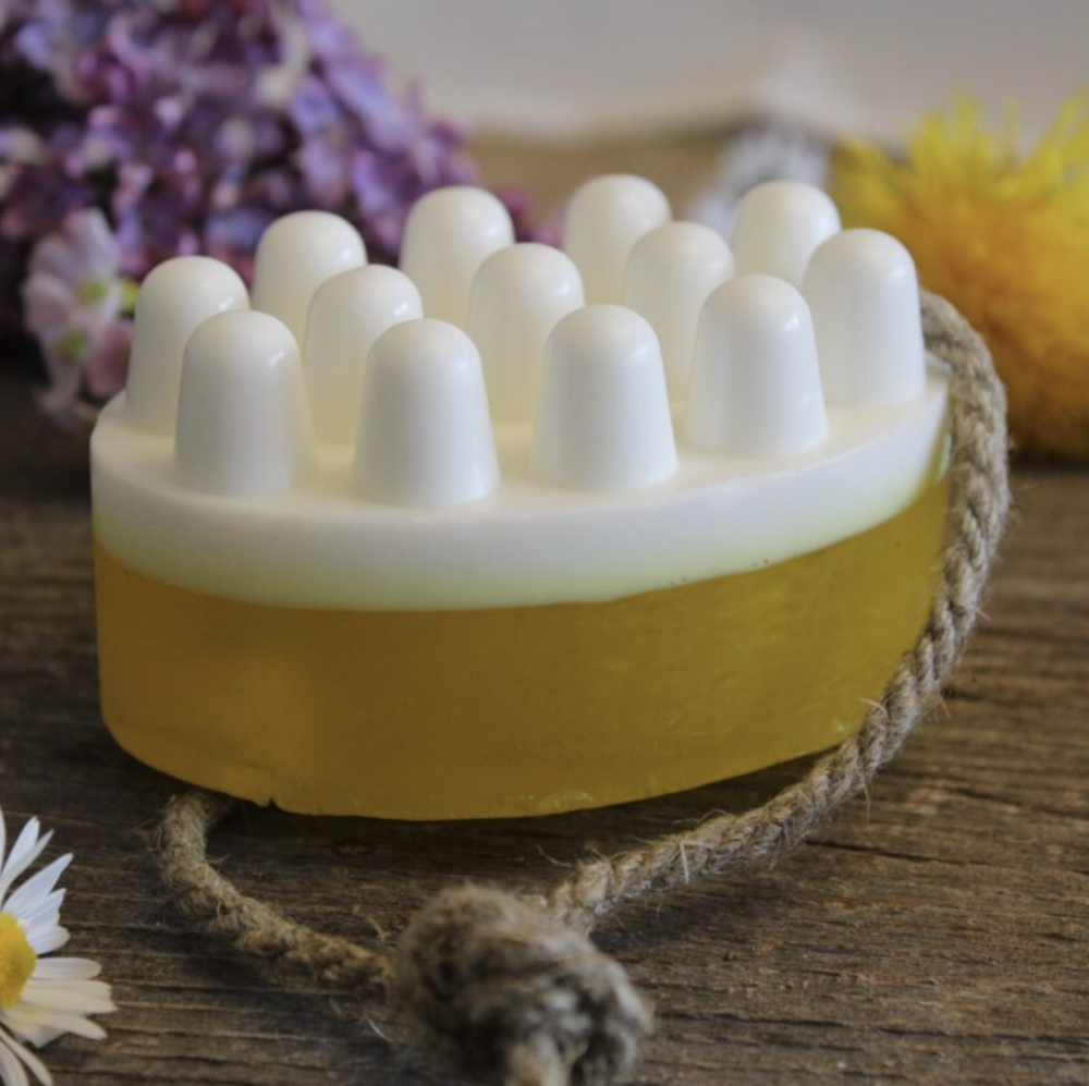 Yani Cosmetics Masāžas ziepe pirtij ar lufu Verbena