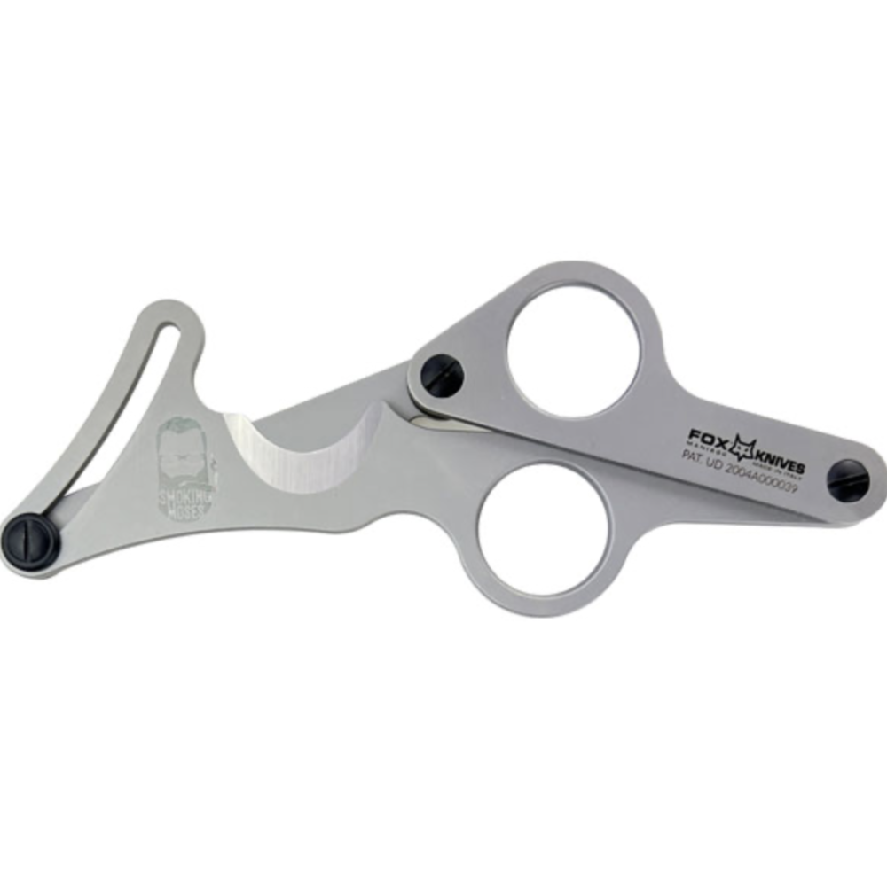 Cigar Scissors Smoking Moses ‘Fox Cutter’ – Silver