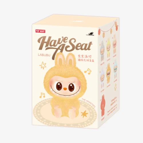 Labubu THE MONSTERS Have a Seat Series Vinyl Plush Charm with Music